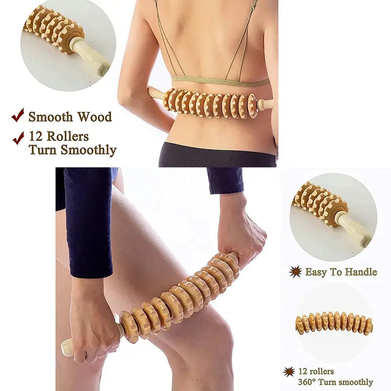 Houten Voetmassage Roller