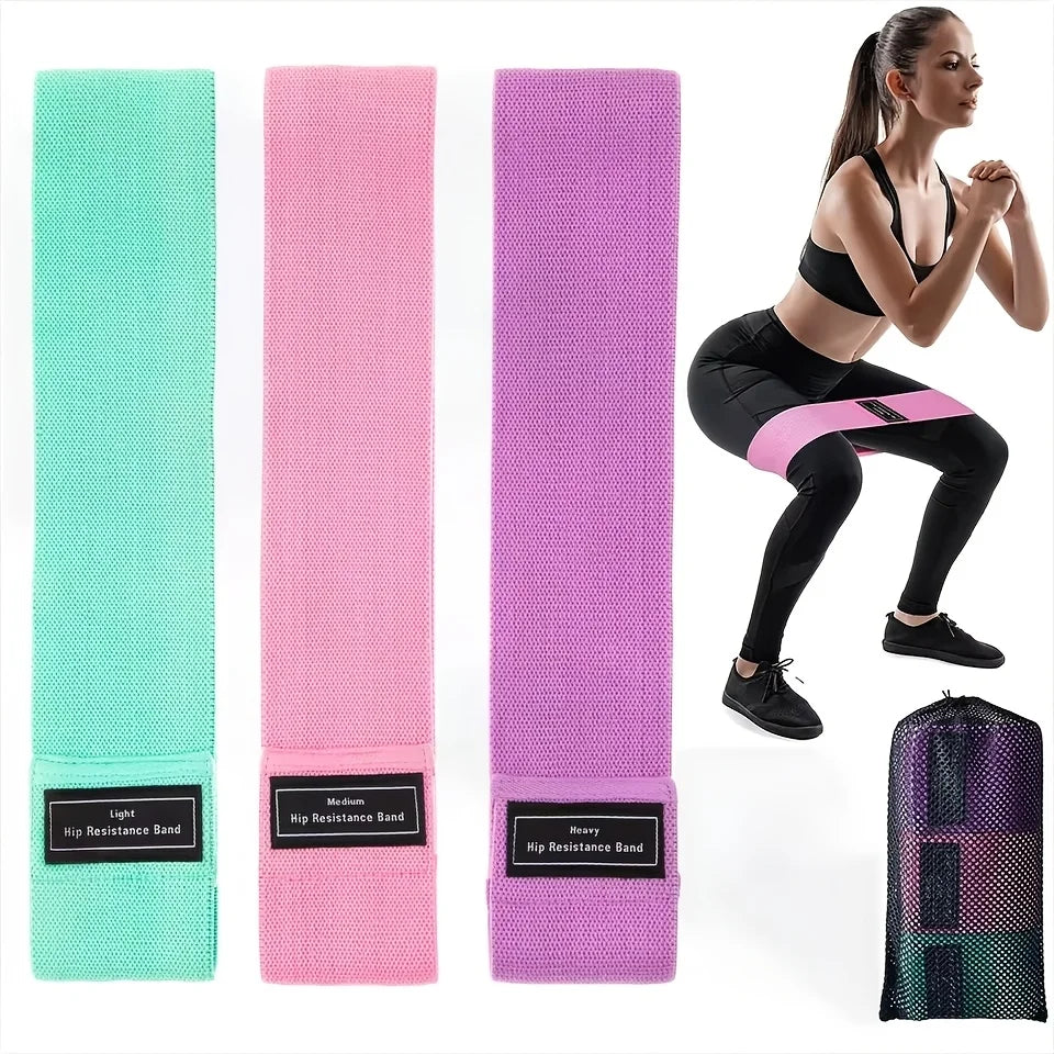 Fabric resistance bands set van 3