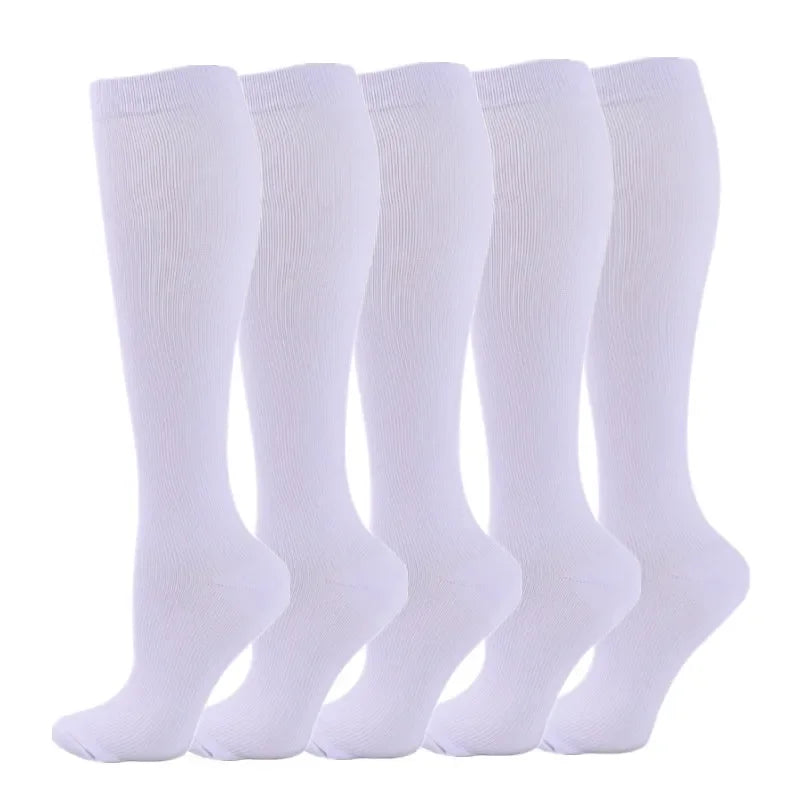 Compressiekousen wit