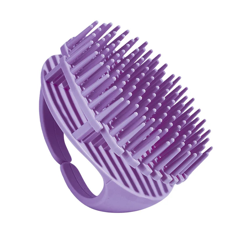 Scalp Massage Borstel — Siliconen Shampoo Borstel-5