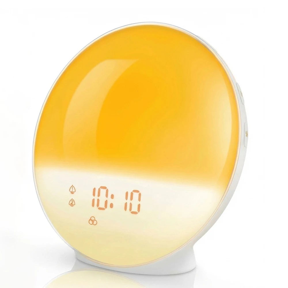 Wake-up light met zonsopgang simulatie