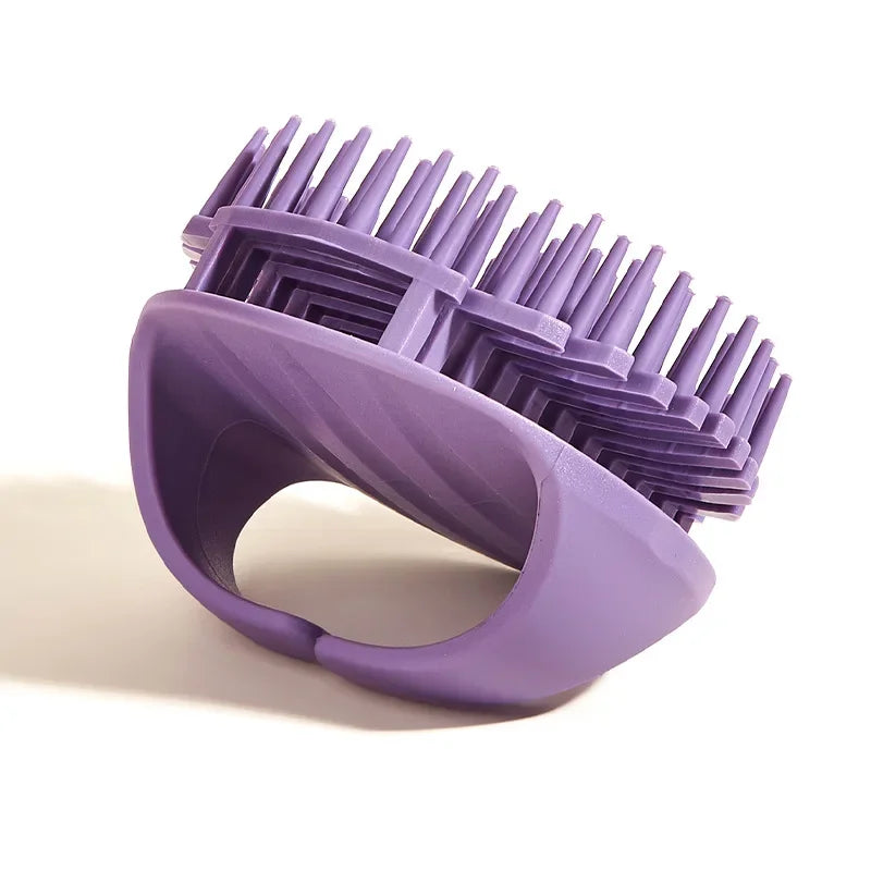 Scalp Massage Borstel — Siliconen Shampoo Borstel