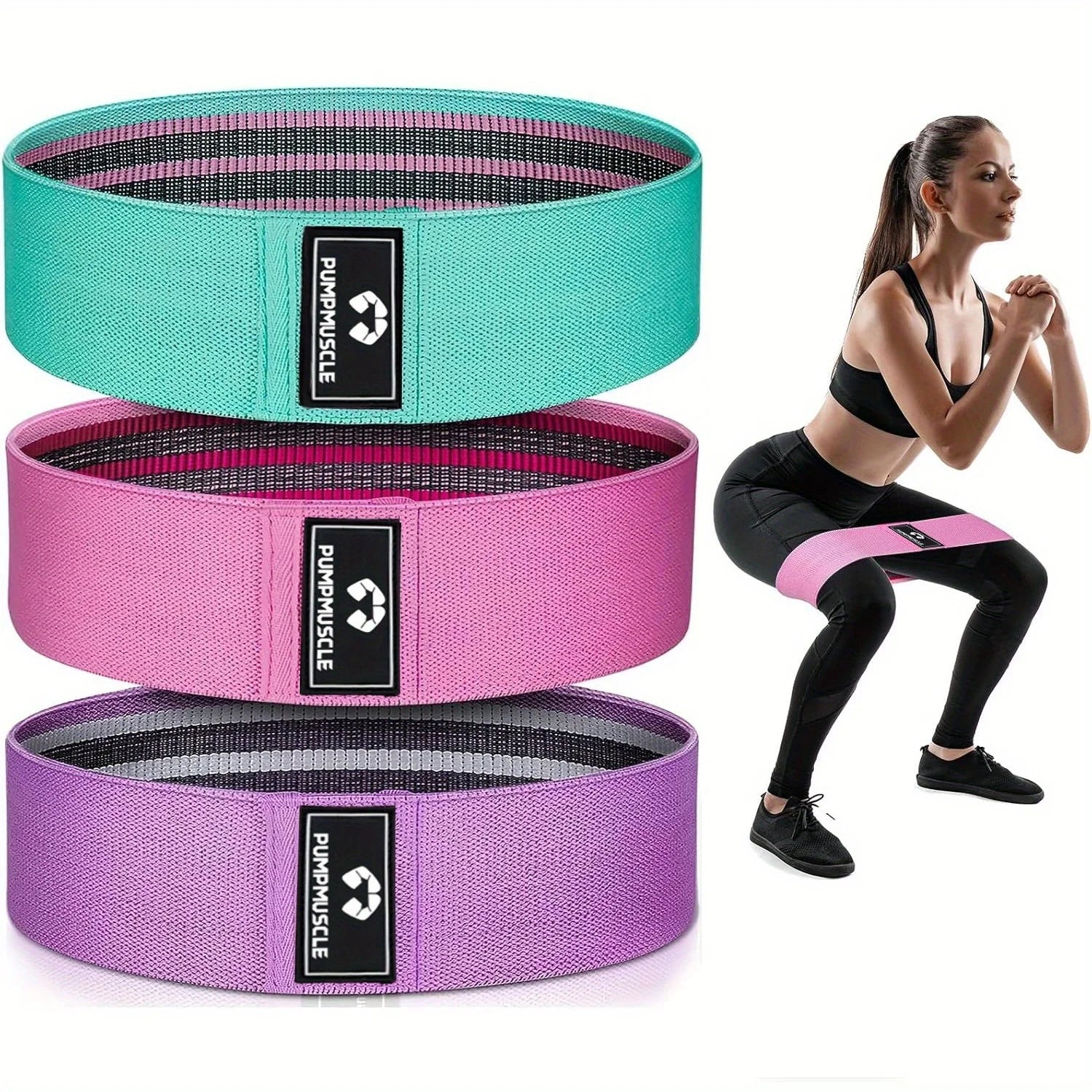 Fabric Resistance Bands Set