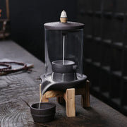 Brûleur d'encens à refoulement — Effet cascade