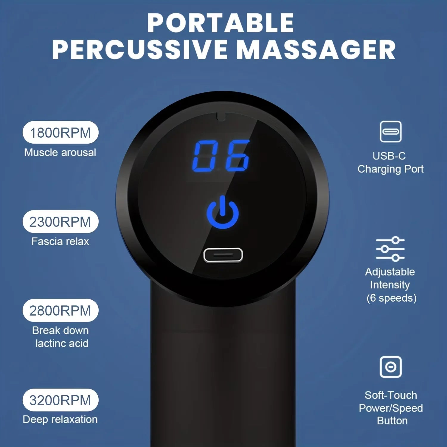 Mini massage gun draagbaar