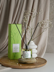 Magrada Raumduft mit Duftstäbchen — 'Refreshing': Lemongrass (100 ml)