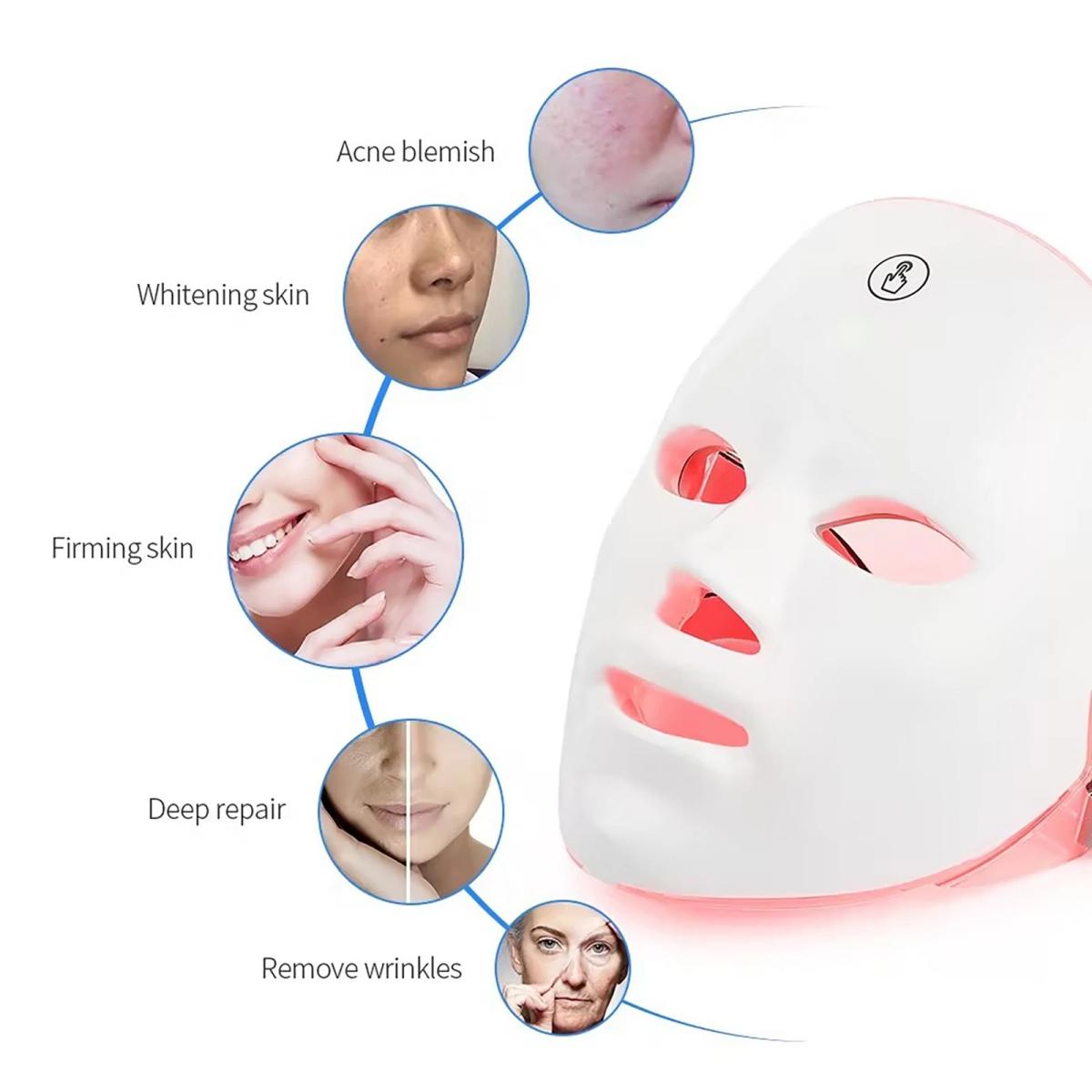 Voordelen LED lichttherapie masker voor de huid