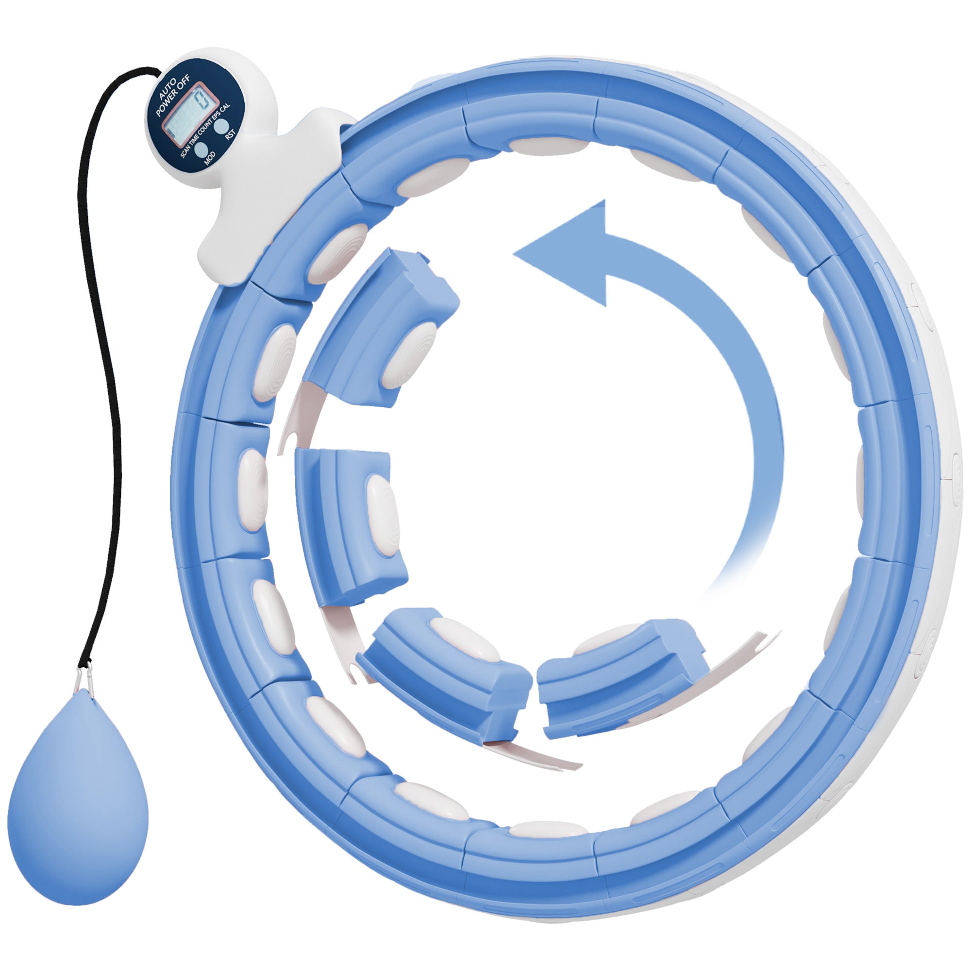 Smart hula hoop met teller