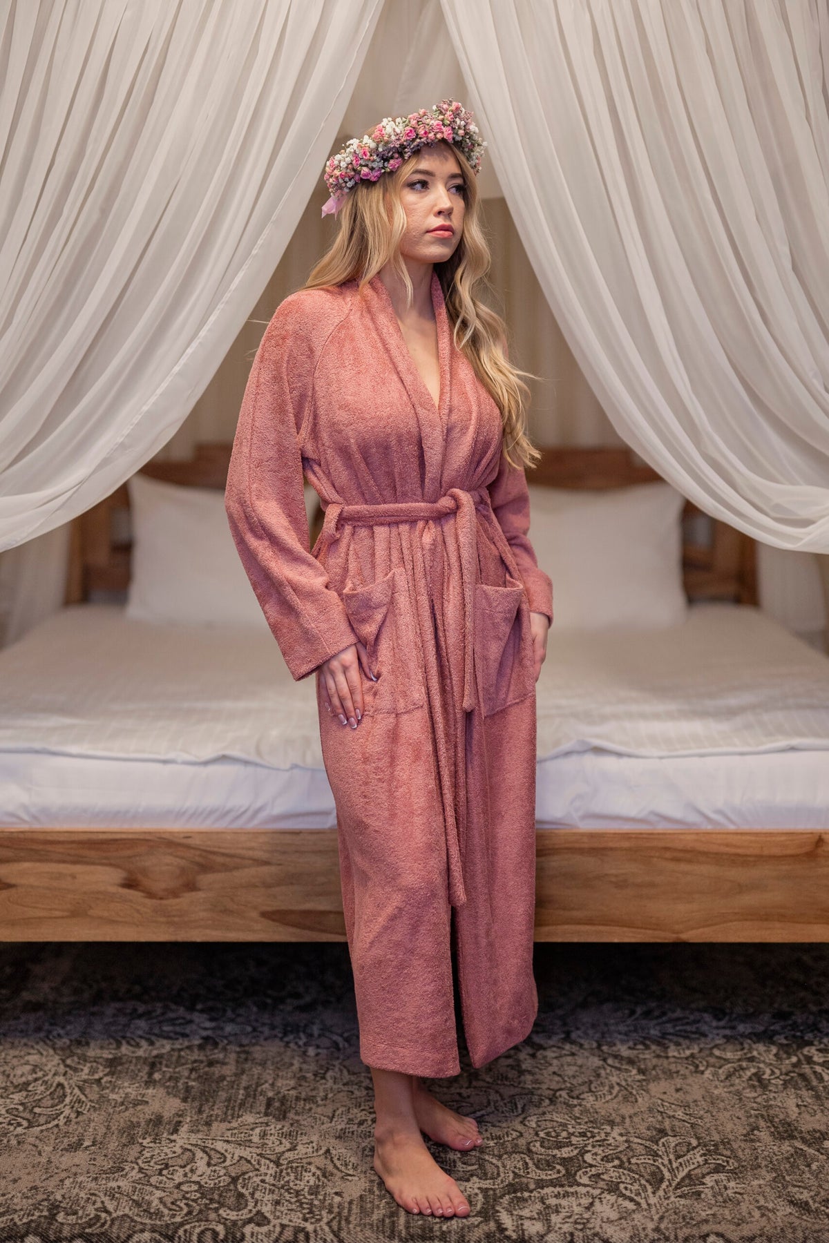 Bathrobe for Women - Bamboo Terry