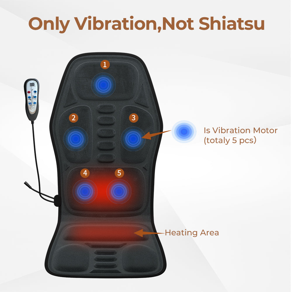 Shiatsu Massagekussen voor Rug & Nek — met Warmte en Timer-4