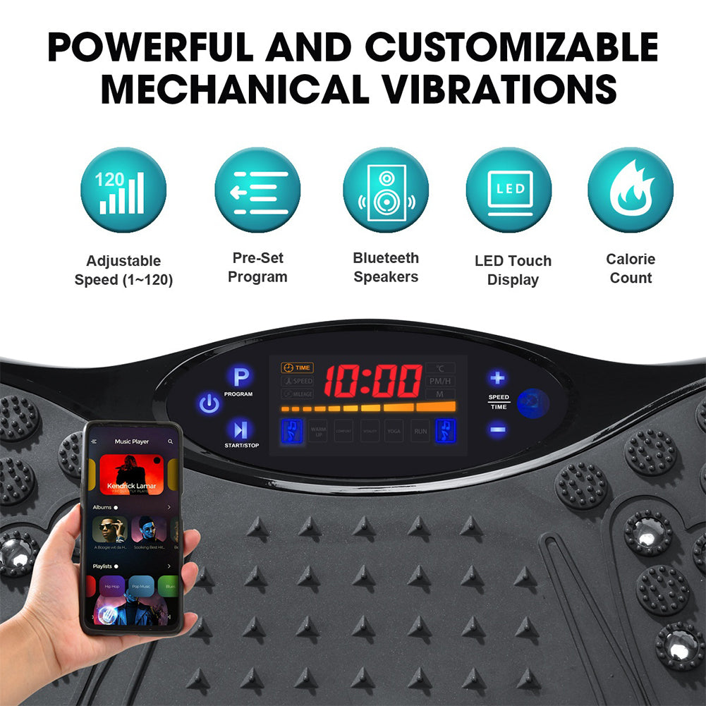 Trilplaat — Fitness Vibratieplaat met Bluetooth Speaker-3