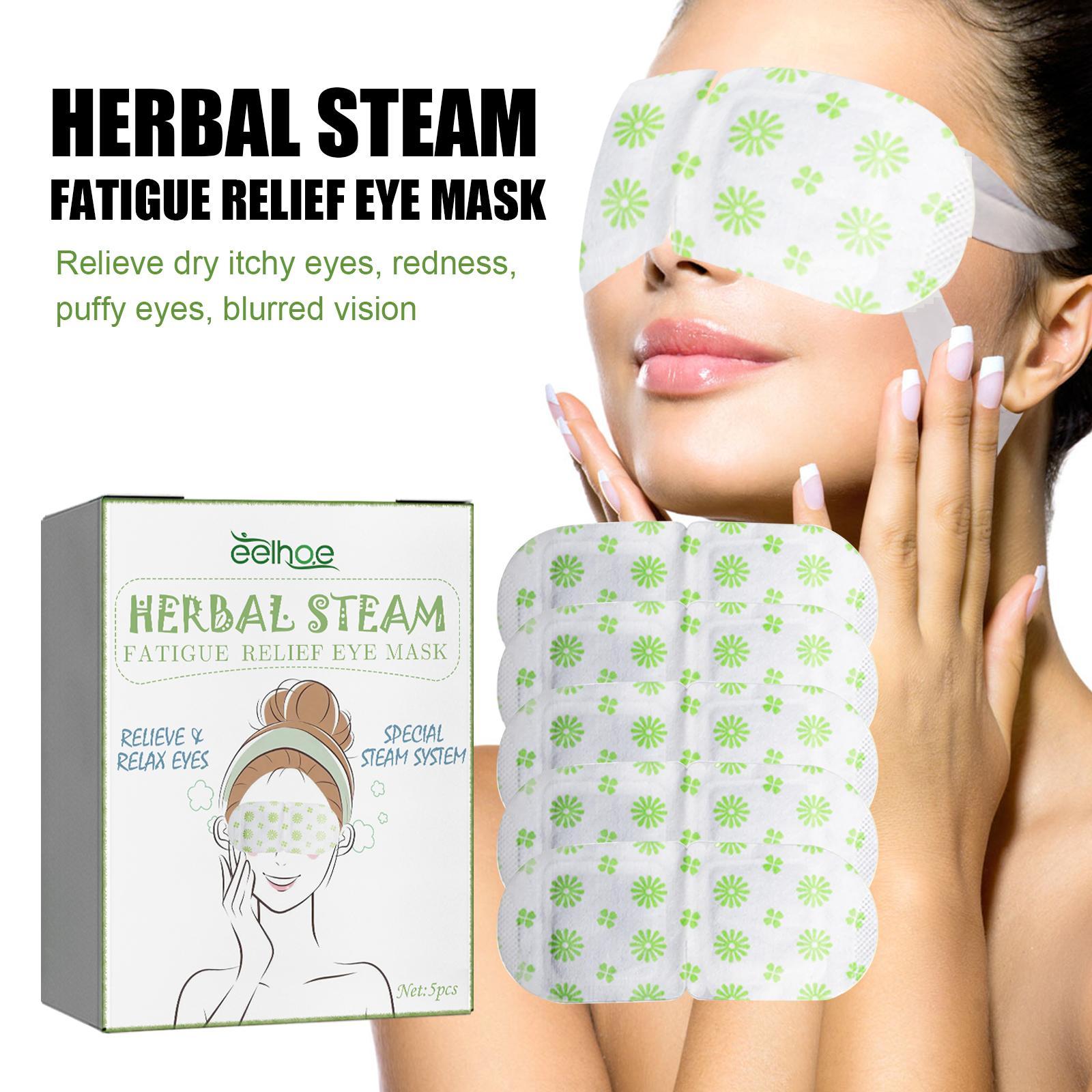 Zelfverwarmend stoomoogmasker herbal steam met verpakking