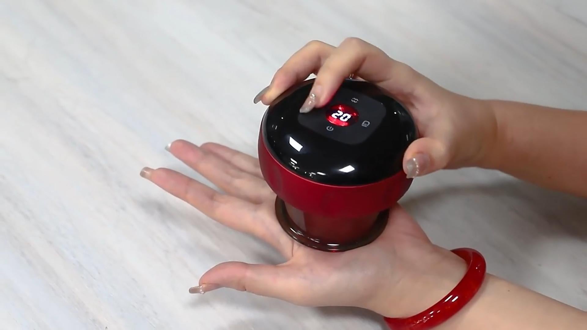 Smart cupping massager