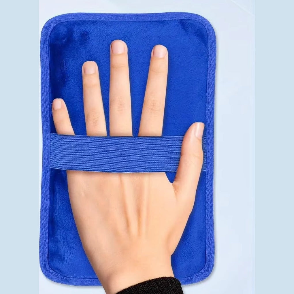 Hot-cold gel pack met elastische handband