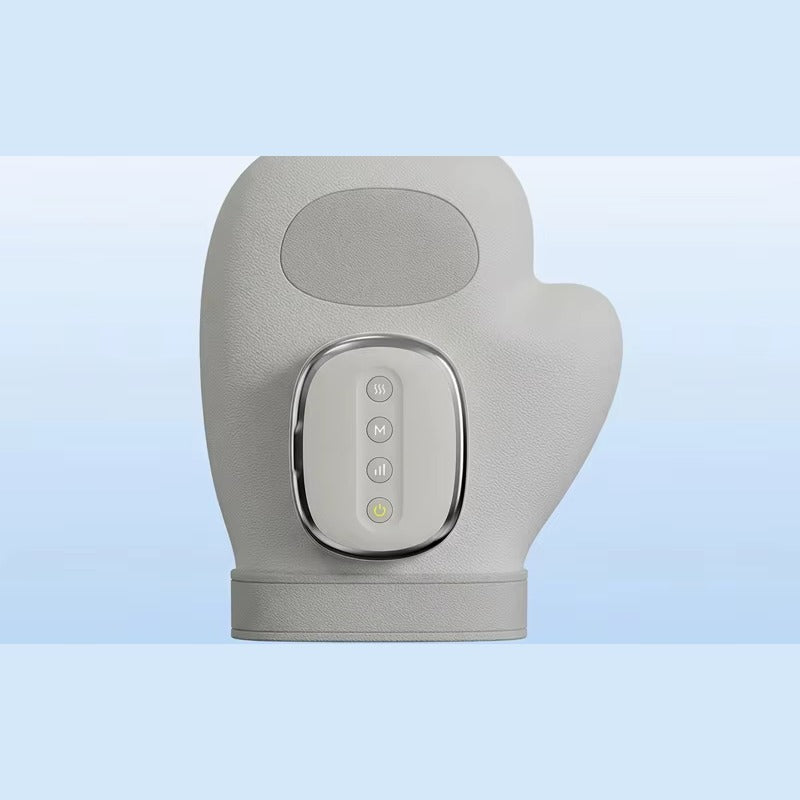 Handmassage apparaat met compressie en warmte, vooraanzicht