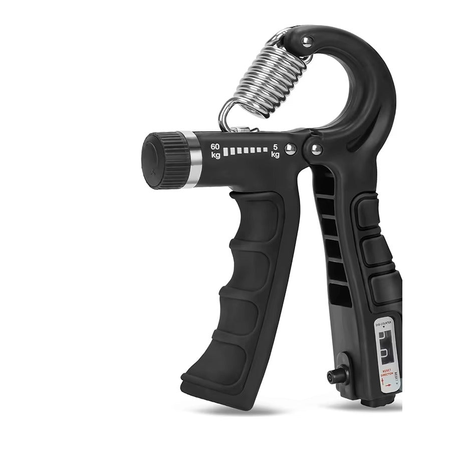 Verstelbare handtrainer 5-60 kg met teller, zijaanzicht